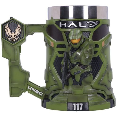 NEMESIS NOW HALO MASTER CHIEF TANKARD 15.5CM slika 5