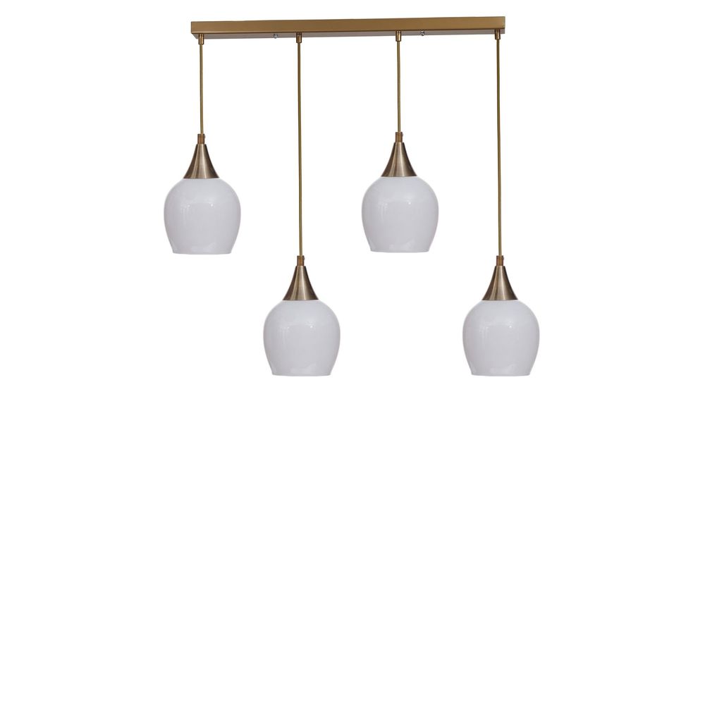 Opviq Luster 390, Bijela, Zlatna slika 2
