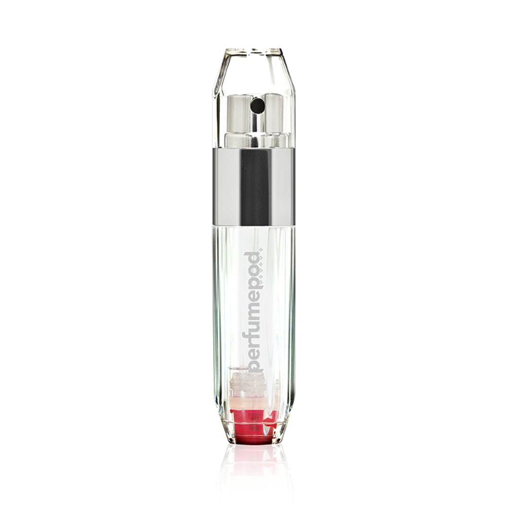 Travalo Perfume Pod Crystal refillable perfume sprayer 5 ml Silver slika 1