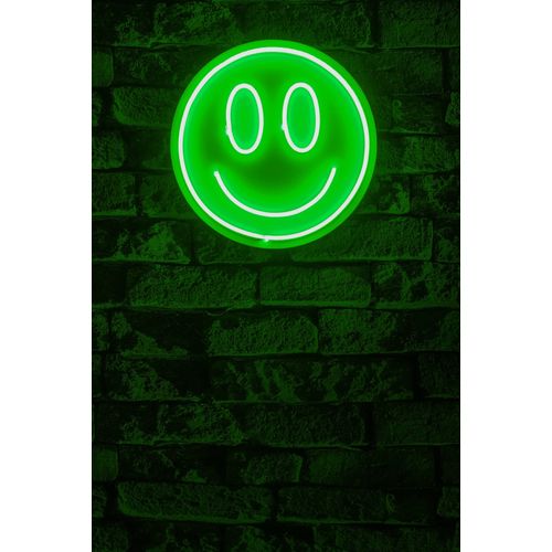 Wallity Ukrasna plastična LED rasvjeta, Smiley - Green slika 10