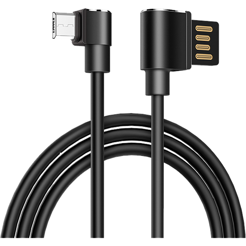 hoco. USB kabel za smartphone, micro USB, kutni 90°, 1.2 met,crna - U37 Long Roam, Micro USB , BK slika 4