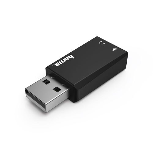 Hama USB zvučna kartica 2x3,5mm ženski na USB-A muški slika 2