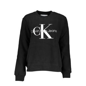 CALVIN KLEIN WOMEN'S ZIPLESS SWEATSHIRT BLACK