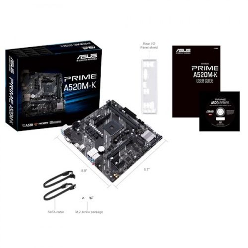 MB ASUS AMD AM4 PRIME A520M-K slika 1