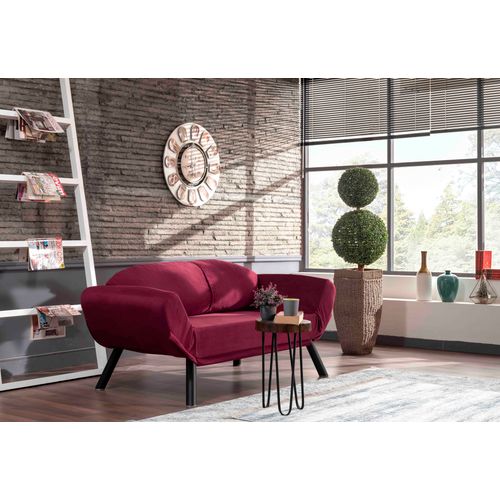 Atelier Del Sofa Dvosjed na razvlačenje, Kesten, Genzo - Maroon slika 1