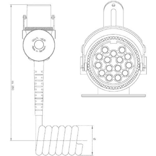 SecoRüt 40520 spojni kabel  [uticnica 15-polna - uticnica 15-polna] ABS plastika, guma (umjetna) slika 2