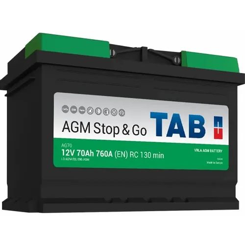 TAB AGM Stop & Go Akumulator 12V, 70Ah, D  slika 1