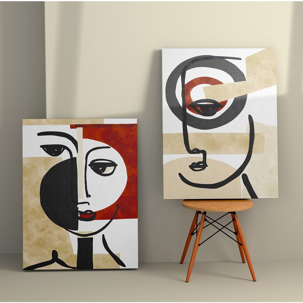 Dekorativno Platno Slikarstvo u Boji 50 x 70 cm (2 Dijela) slika 1