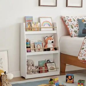 Kinder Home Drvena dječija polica, Bijela