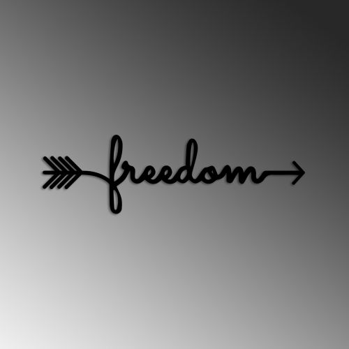 Wallity Metalna zidna dekoracija Freedom slika 4