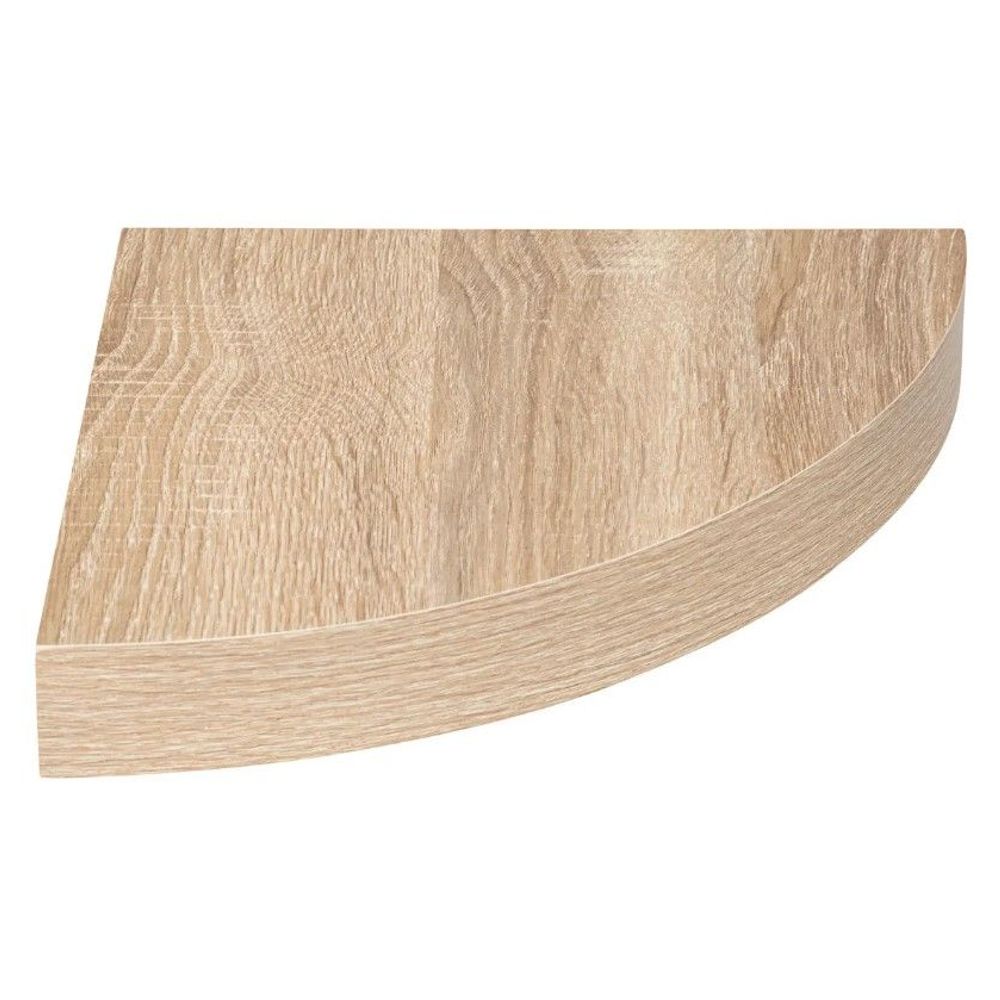 Five zidna ugaona polica fixy 25x25x3,8cm MDF natur 181396C slika 1