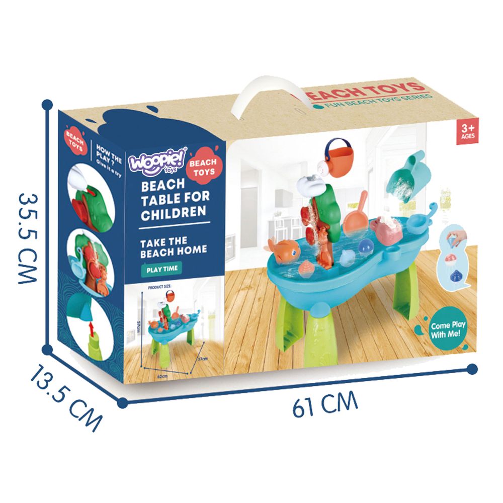 Woopie vodeni stol 2u1 sandbox waterfall 10 kom. slika 8