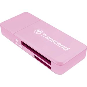 Transcend TS-RDF5R Card reader, Mini F5, USB3.0, SD/MicroSD SDHC/SDXC/UHS-I, Pink