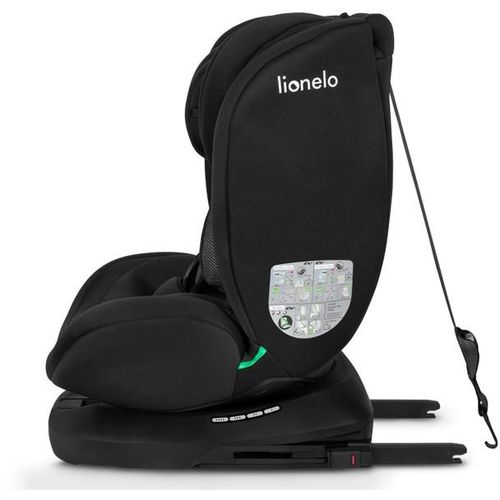 Lionelo i-Size autosjedalica Bastiaan, ISOFIX-360, 40-150cm, crna + ORGANIZATOR slika 4