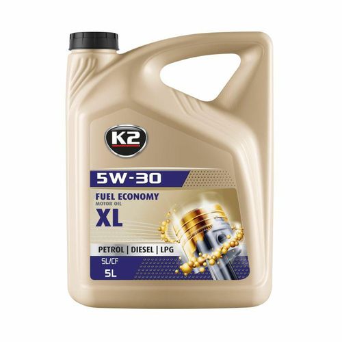 K2 Texar 5W-30 XL sintetičko motorno ulje, 5L, API SL/CF/CF-4 slika 1