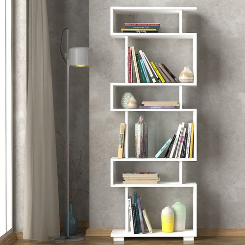 Hanah Home Blok - White White Bookshelf slika 2