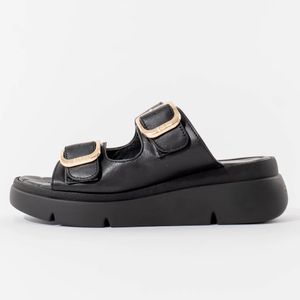 Scholl Ženske papuče Bali Buckle, Black