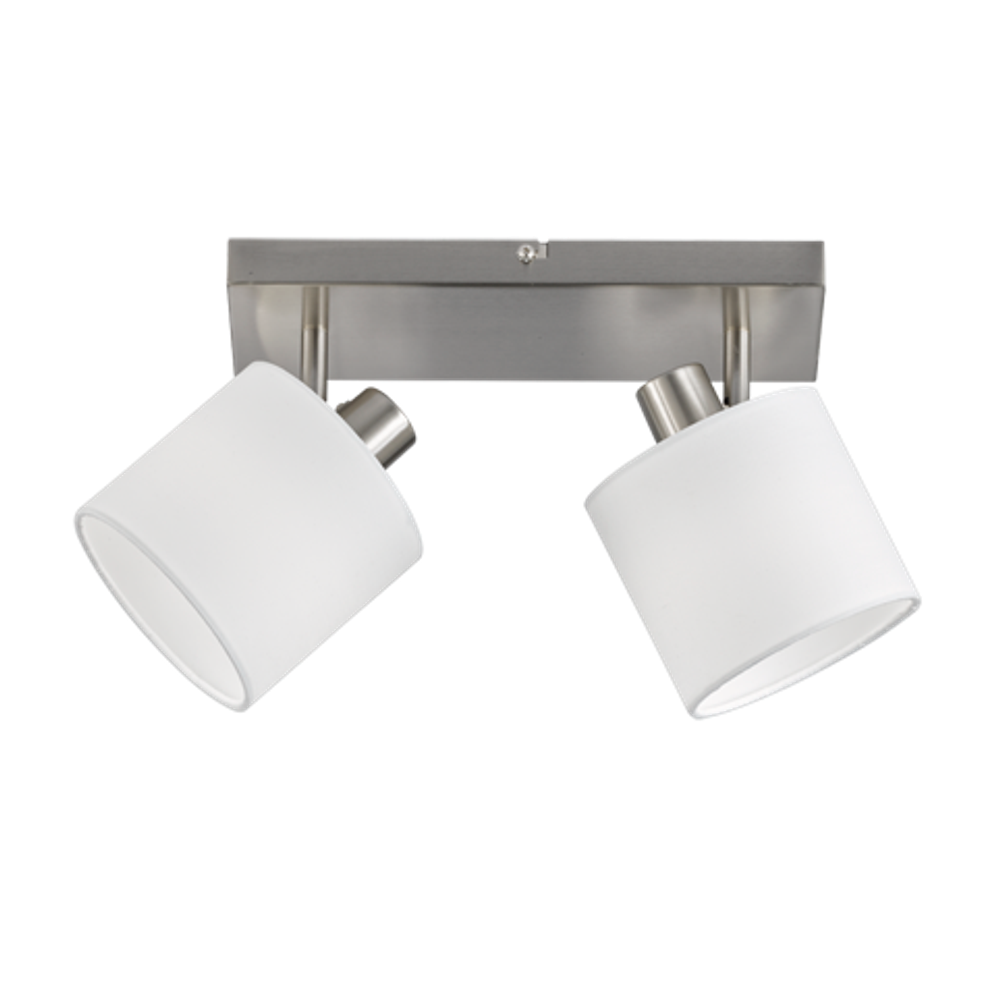 Trio Lighting spot lampa Tommy 2 – bijelo-mat, 2× E14, 230 V slika 1