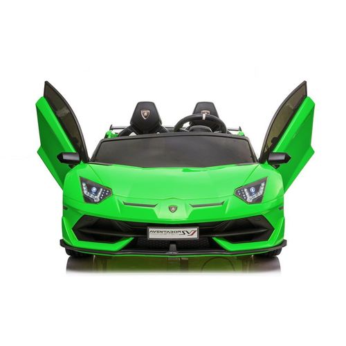 Licencirani auto na akumulator Lamborghini Aventador SX2028 - dvosjed - zeleni slika 7