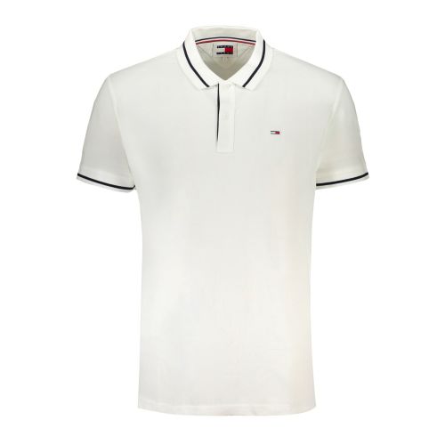 TOMMY HILFIGER MEN'S WHITE SHORT SLEEVED POLO SHIRT slika 1