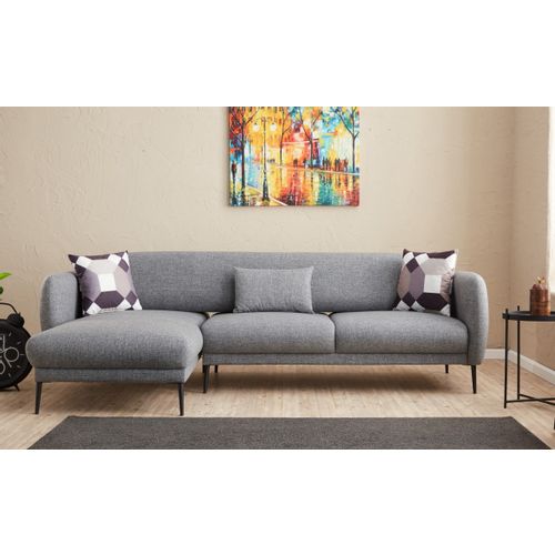 Atelier Del Sofa Kutna garnitura na razvlačenje, Sivo, Venus L - Grey slika 1