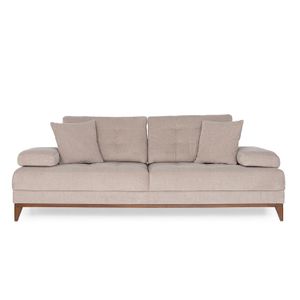 Sonya Cream 3-Seat Sofa