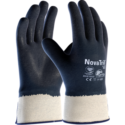 ATG rukavice Novatril potpuni premaz plava, vel. 10 slika 1