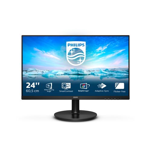 Philips 242V8LA 00 Monitor 23.8" VA 1920x1080 75Hz 4ms GtG VGA HDMI DP VESA zvučnici crna slika 5