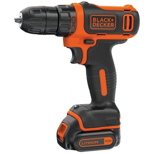 Black & Decker BDCDD12BAFC aku bušilica/odvijač 10,8V 2 akum+100djelni pribor slika 2