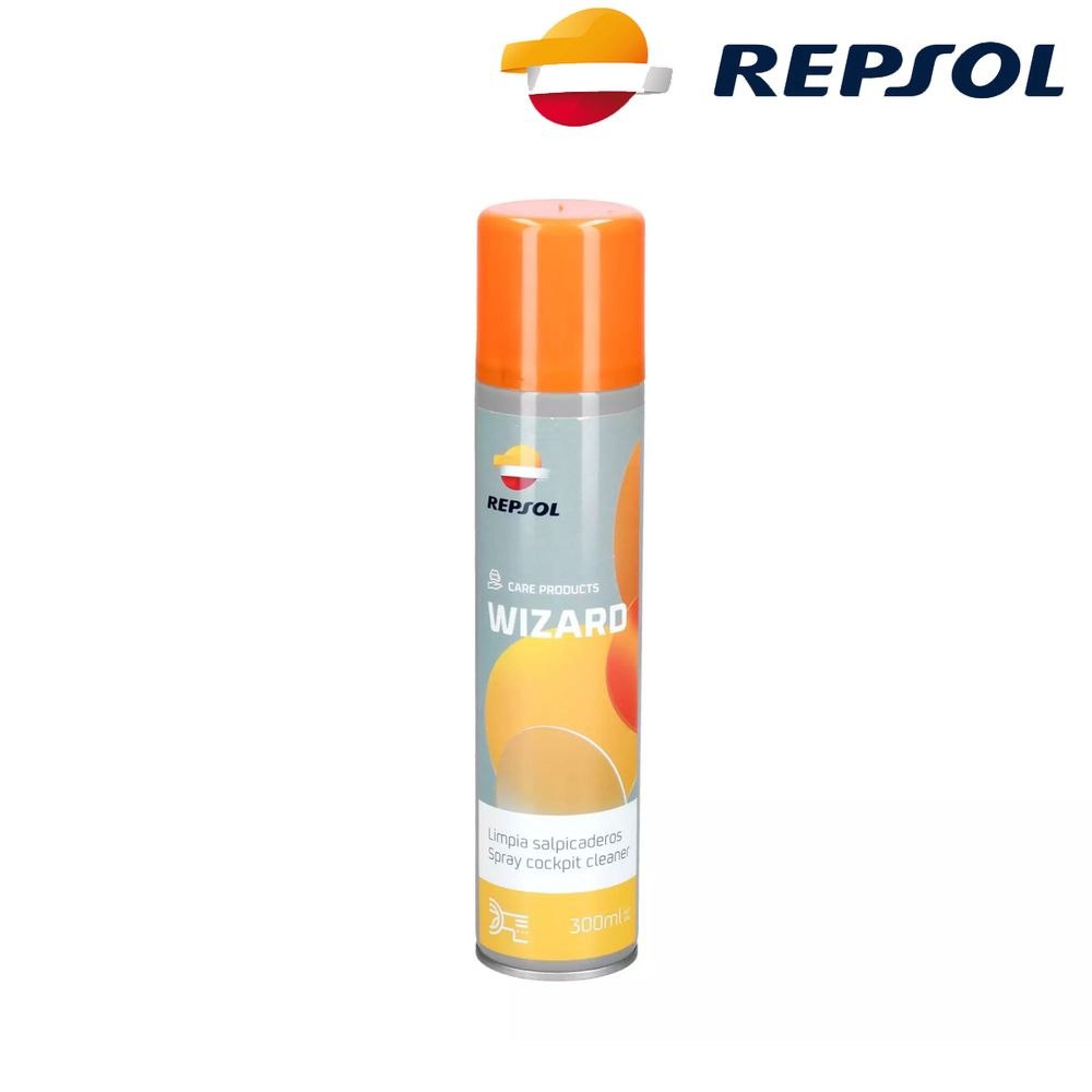 Sprej za instrument table Repsol Wizard Limpia Salpicaderos 300ml RPP9074ZPC slika 1