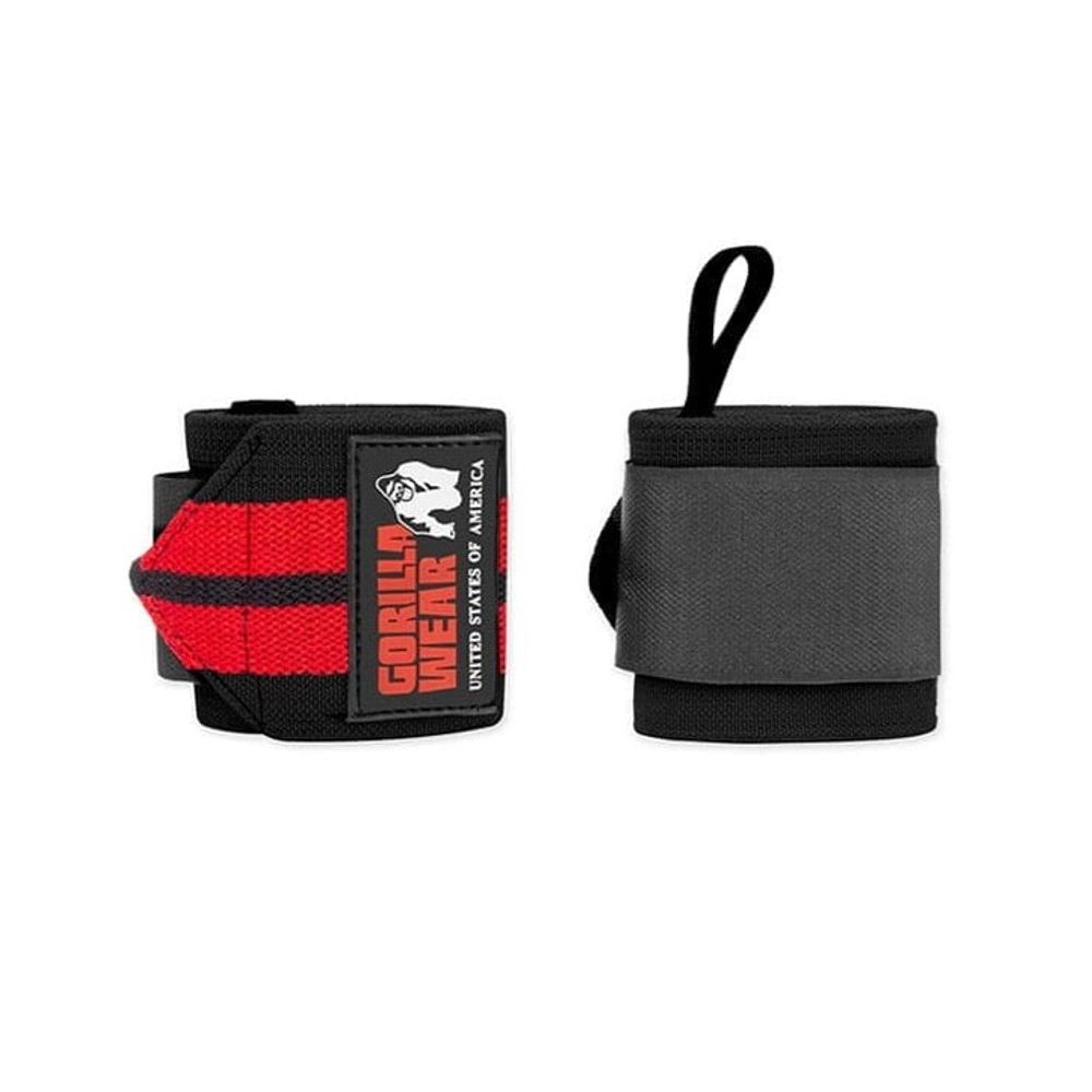 Gorilla Wear Steznici za zglobove PRO, Crno/Crveni slika 1