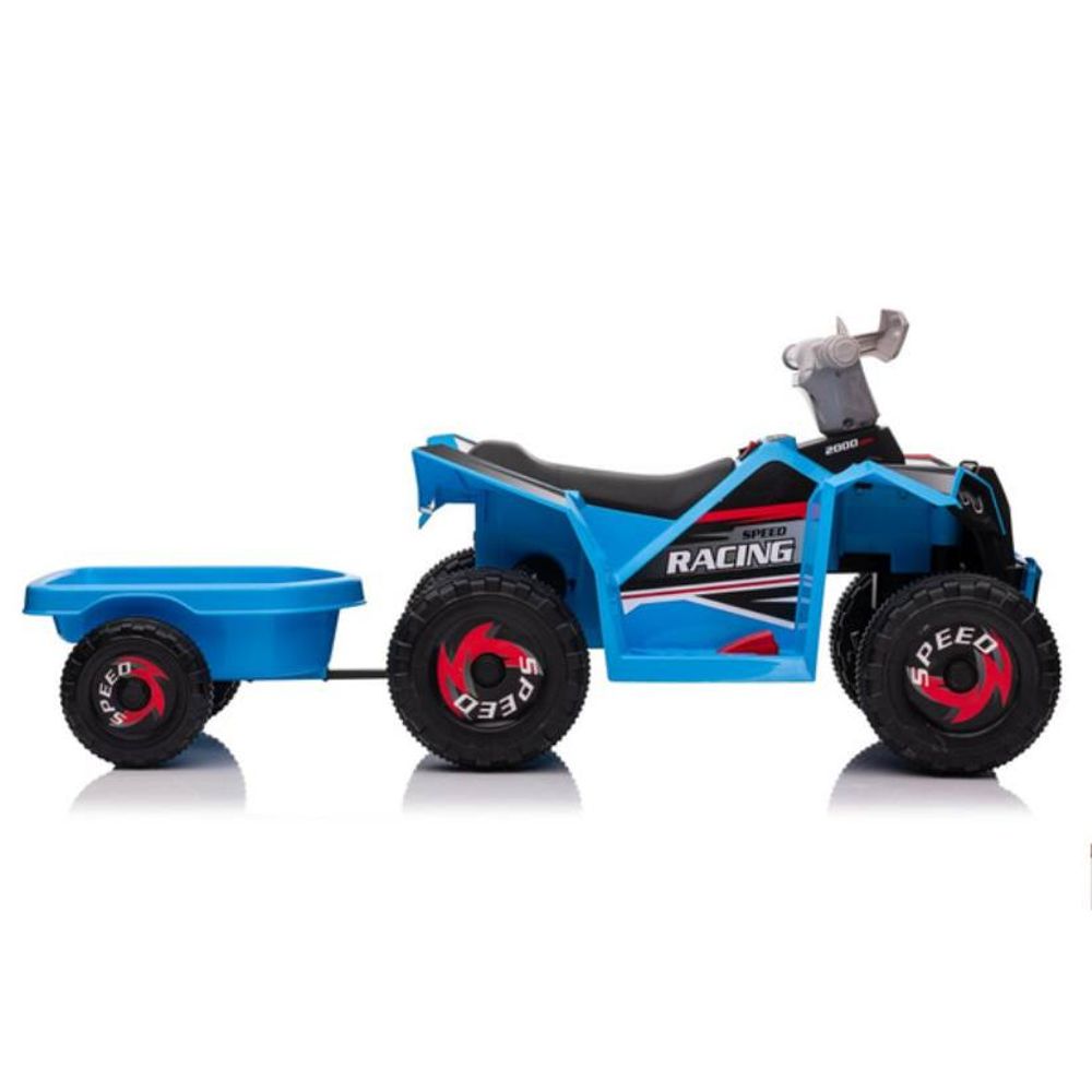 Quad na akumulator s prikolicom XMX630T plavi slika 5
