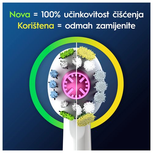 Oral-B Zamjenske glave Eb 18-4 3d White slika 5