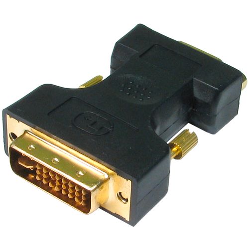 FAST ASIA Adapter DVI-I (M) - VGA (F) crni slika 1