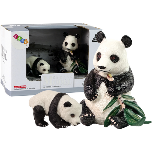 Kolekcionarske figurice gladna panda s bebom slika 1