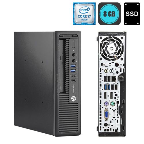 HP EliteDesk 800 G1 UltraSlim - 4.gen Core i7 8GB + SSD - rabljeni uređaj slika 1