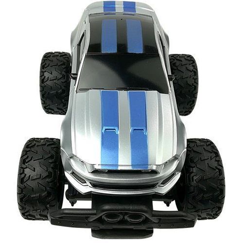 Monster Truck Mustang na daljinsko upravljanje 1:24 srebrni slika 5