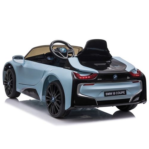 Licencirani auto na akumulator BMW i8 - svijetlo plavi slika 5