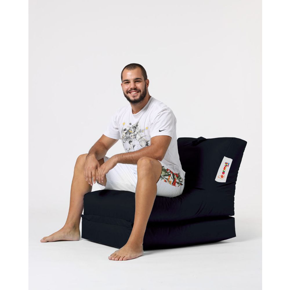 Siesta Sofa Bed Pouf - Crni Vrt Bean Bag slika 2