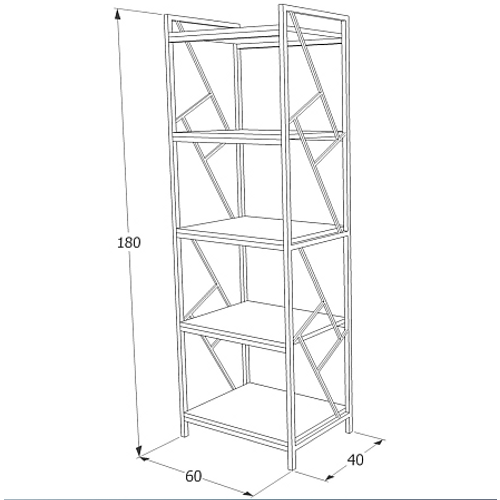 Regal TABLO R5 - MDF slika 2