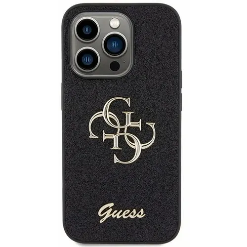 Original GUESS Hardcase GUHCP15XHG4SGK Case za iPhone 15 PRO MAX (Fixed Glitter Big 4G / crna) slika 4
