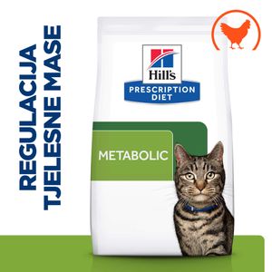 Hill's Prescription Diet Metabolic Hrana za Mačke s Piletinom, 3 kg