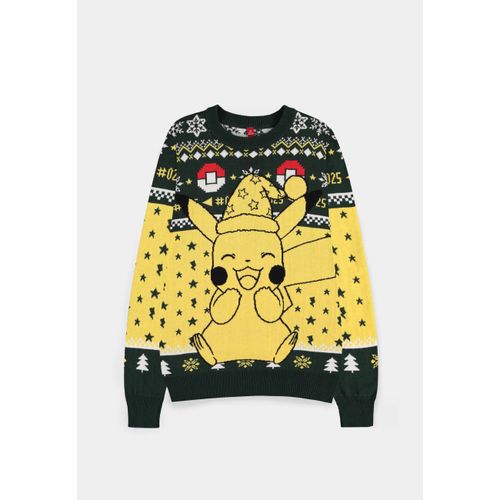 DIFUZED POKEMON - Pikachu Božićni Džemper - 2XL slika 1