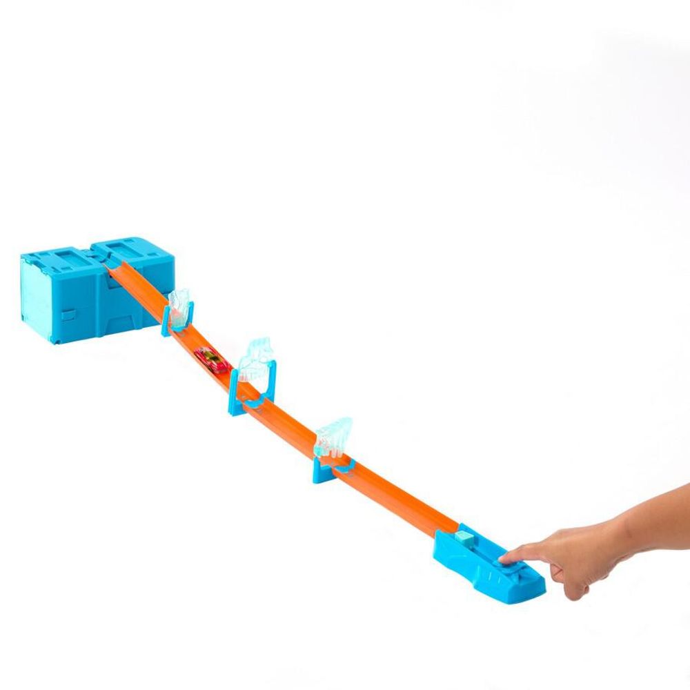 Hot Wheels Track Builder Ice Crash Pack - Razbijač leda slika 1