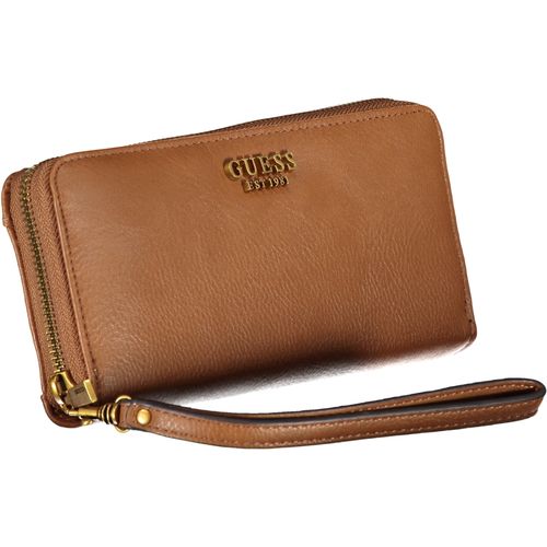 GUESS JEANS WOMEN'S WALLET BROWN slika 3