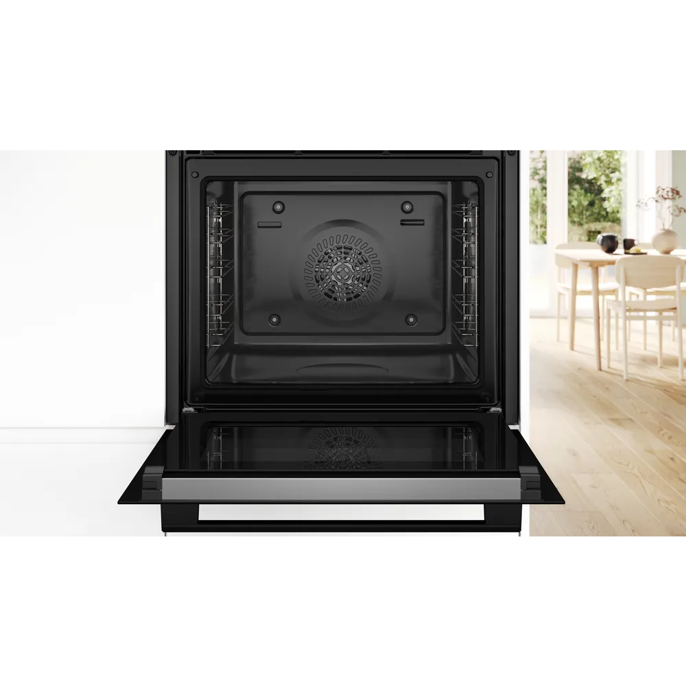 BOSCH pećnica  Serie 6| CRNA, A, PIROLIZA, AutoPilot 30, Air Fry, 71L, 10 Programa, ES slika 3