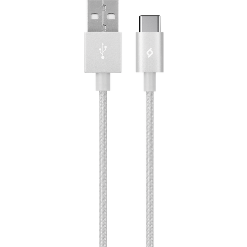 Ttec Kabel - USB-C to USB (1,20m) - Silver - Alumi Cable slika 4
