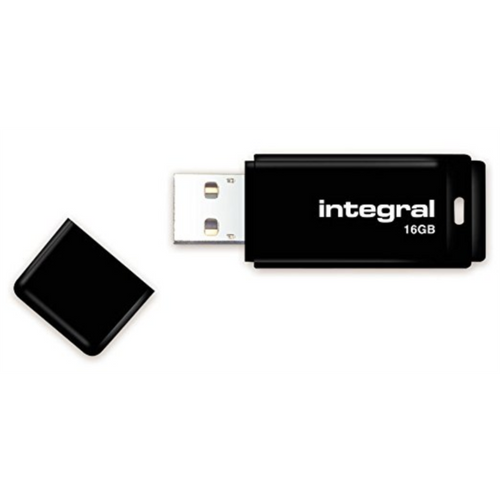 INTEGRAL BLACK USB 2.0 memorijski stick 16GB slika 1