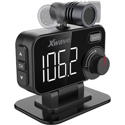 Xwave BT92 FM transmiter za kola/Bluetooth,LCD/Mp3,wma,flac/2xUSB punjenje slika 2