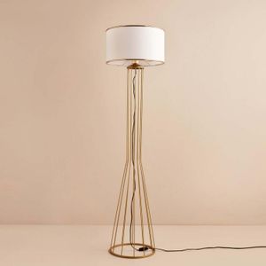 Podna Lampa AYD-3494 - Bijela Zlatna